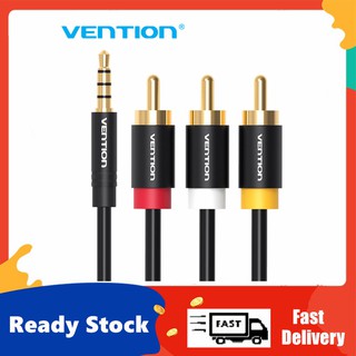 สายเคเบิ้ล Vention 3.5 มม. / 2.5 มม. Jack to 3rca สายเคเบิ้ล