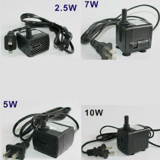 2.5W-10W 220V Mini Small Submersible Water Pump Aquarium Pond Fish Tank Fountain quarium Fish Tank Water Pump Submersible All Pond Solutions Aquarium Submersible Water Pump Hydroponics Aquaponics Tank Fountain Submersible Water Pump Aquarium Fountain