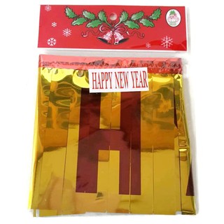 KK Shop ป้ายอักษร HAPPY NEW YEAR Size S ( สีทอง )