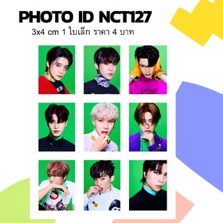 1 ใบเล็ก 3x4 cm✨Photo ID NCT127 STICKER