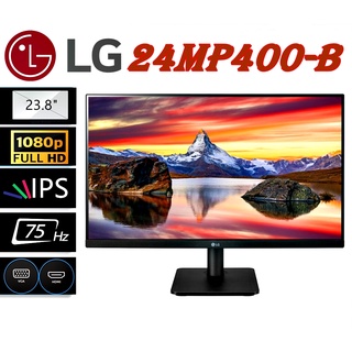 MONITOR (จอมอนิเตอร์) LG 24MP400-B 23.8" IPS 75Hz FREESYNC รับประกัน 3 - Y