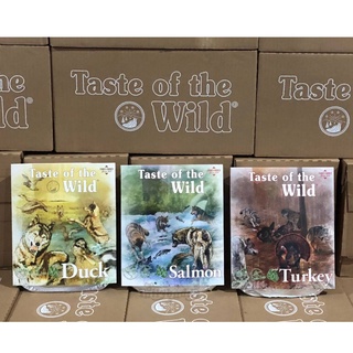 Taste of the wild with fruit and vegetable อาหารเปียก สำหรับสุนัข 390g โปรตีนสูง ไฟเบอร์สูง