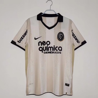 เสื้อกีฬาแขนสั้น ลายทีมชาติฟุตบอล Corinthians 100th anniversary 2010 ไซซ์ S-XXL แห้งเร็ว AAA