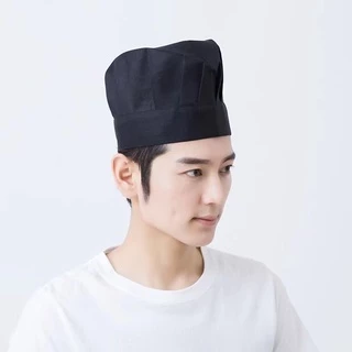 หมวกเชฟสำหรับทำอาหาร หมวกกุ๊กทรงสูงจีบรอบ งานไทย ผ้าดี เป็นทรง