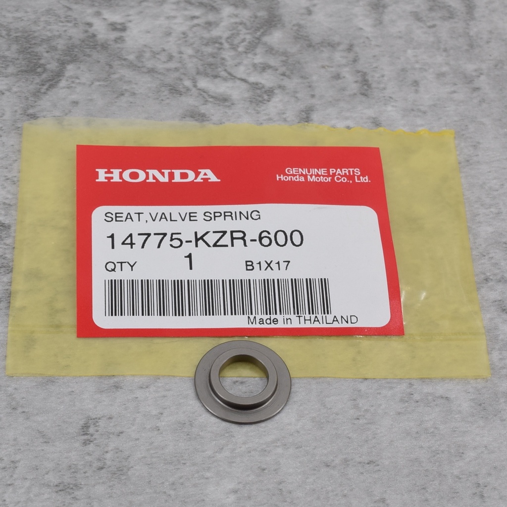 แหวนรองสปริงวาล์วตัวล่าง PCX/Click/Adv 125-150 (ราคา/1ชิ้น) แท้ศูนย์ฮอนด้า 14775-KZR-600