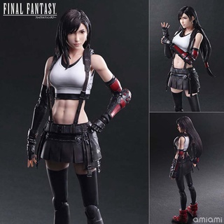 Figma ฟิกม่า Model Figure ฟิกเกอร์ Play Arts Kai Final Fantasy VII Remake ไฟนอลแฟนตาซี 7 Tifa Lockhart ทีฟา ล็อกฮาร์ท