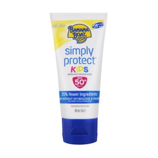 Banana Boat Simply Protect KIDS Lotion SPF50+ PA++ บานาน่า โบ๊ท ซิมพลี่ คิดส์ กันแดด สำหรับเด็ก 90ml.