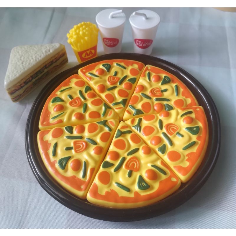 set ของเล่น Pizza และ snack