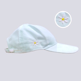 Daisy cap หมวกปักมือ random stitches