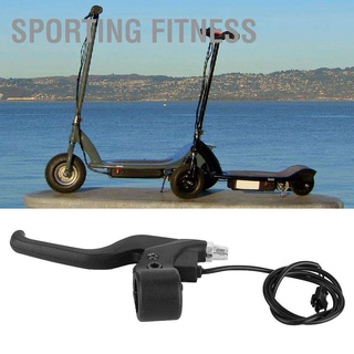 ก้านเบรคพลาสติกสีดําสําหรับมีดโกนสกูตเตอร์ไฟฟ้า E-Bike