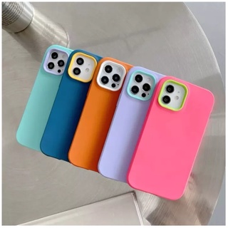 3in1 เคสประกบสีพื้น สำหรับ รุ่น 6s 6 i7 i8 SE 20206plus 7plus 8plus xr I 11 12pro 12promax เคสมือถือ เคสโทรศัพท์