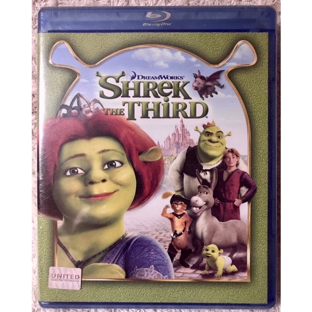 บลูเรย์การ์ตูน Shrek The Third. เชร็ค ภาค 3(BLU-RAY) (แนวแอคชั่นตลกมันส์ฮา) (BD มีเสียงไทย+บรรยายไทย