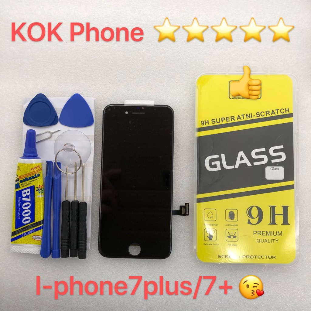 For ชุดหน้าจอ I 7 plus AAA แถมฟิล์มพร้อมชุดไขควง