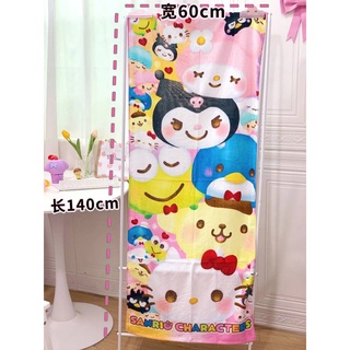 ผ้าขนหนูลาย Sanrio Character  ขนาด 140×80 cm