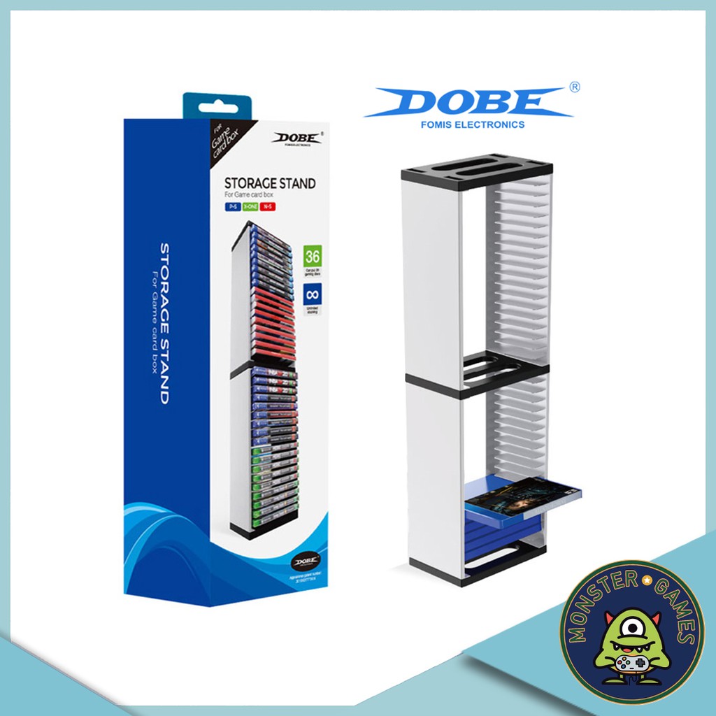 Dobe Storage Stand For Game Card PS4 , PS5 , Xbox เก็บได้ 36 แผ่น (ชั้นเก็บแผ่นเกมส์ PS4 , PS5 , XBox)(TP4-0519)