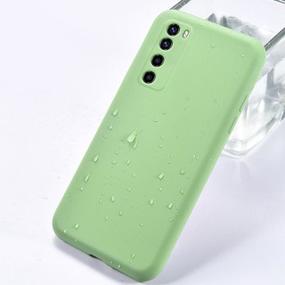 Slim Soft Case Huawei Nova 7 Pro nova7 SE 7i Phone Casing Smooth Liquid Silicone Flocking Camera Full Protective Back Cover