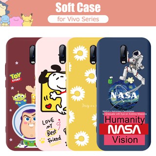 Soft TPU Case เคส Vivo Y20 Y20S Y31 Y12S V20 2021 Y51A 2020 Y1S S1 Pro V17 Pro Y15 Y95 Y12 Y11 2019 V15 Y17 V9 Y91 Y55 Y55S Y55L V19 Y50 Y30 Y19 Y5S V11i Y85 Y89 Y91i Y91C Y93 Flowers Puppy