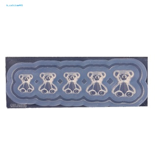Farfi  Silicone Nail Mold Silicone Carving Bear Butterfly Stamping Mold Cute Shape for Salon