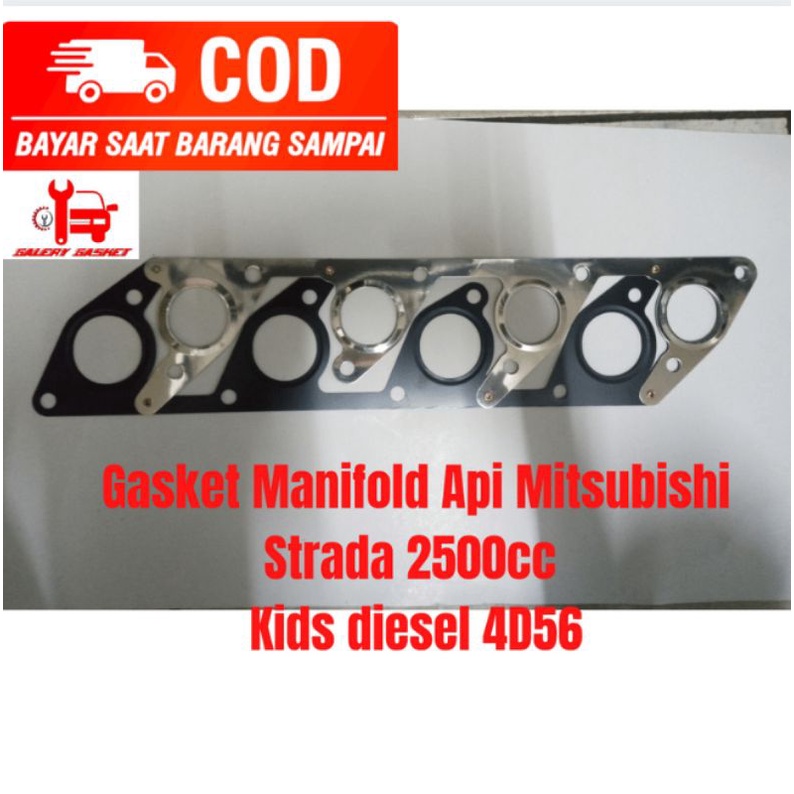 MITSUBISHI STRADA K74 EXHAUST MANIFOLD GASKET TRITON STRADA K74 EXHAUST HEADER GASKET