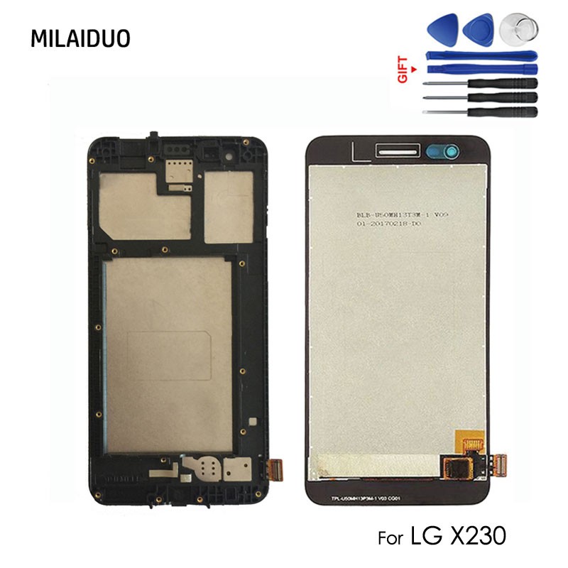 สําหรับ LG K7 2017 X230 X230K X230DSF MS330 LS675 จอแสดงผล LCD Touch Screen Digitizer Assembly