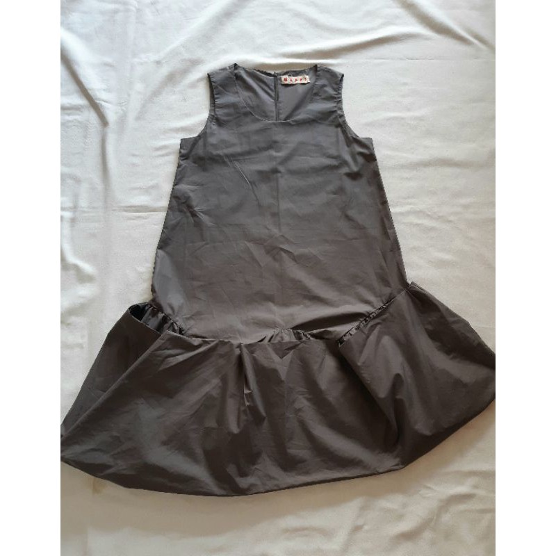 MARNI dress size 42 (M)สีน้ำตาลเข้ม มือสอง ของแท้