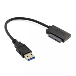 USB 3.0/USB 2.0 Mini Sata II 7 + 6 13Pin อะแดปเตอร์แปลงสายเคเบิลสำหรับแล็ปท็อป CD/DVD ROM slimline ไดรฟ์แปลง HDD แคดดี้