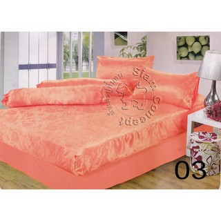 ผ้าแพรปูที่นอน 6 ฟุต หนา 8 นิ้ว (SP603 สี Old Rose)