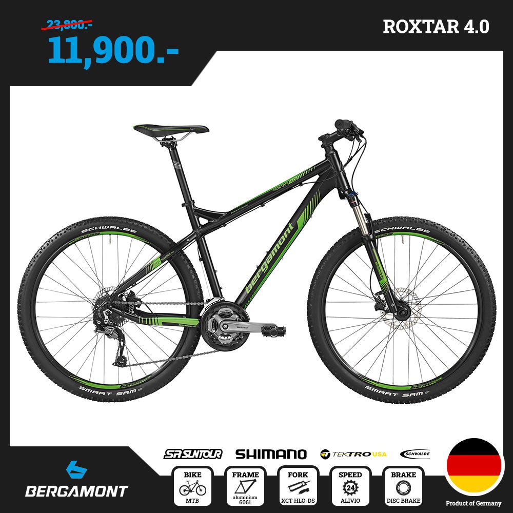 [ผ่อน 0% 10 เดือน] เสือภูเขา Bergamont ROXTAR 4.0 - 27.5" จักรยานเยอรมันสายพันธุ์แท้