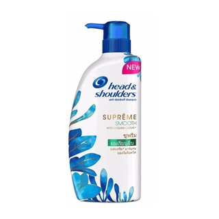 แชมพู Head &amp; Shoulders เฮด แอนด์ โชว์เดอร์ ซูพรีม สมูท แอนตี้-แดนดรัฟ 480 ml. ส่งฟรี