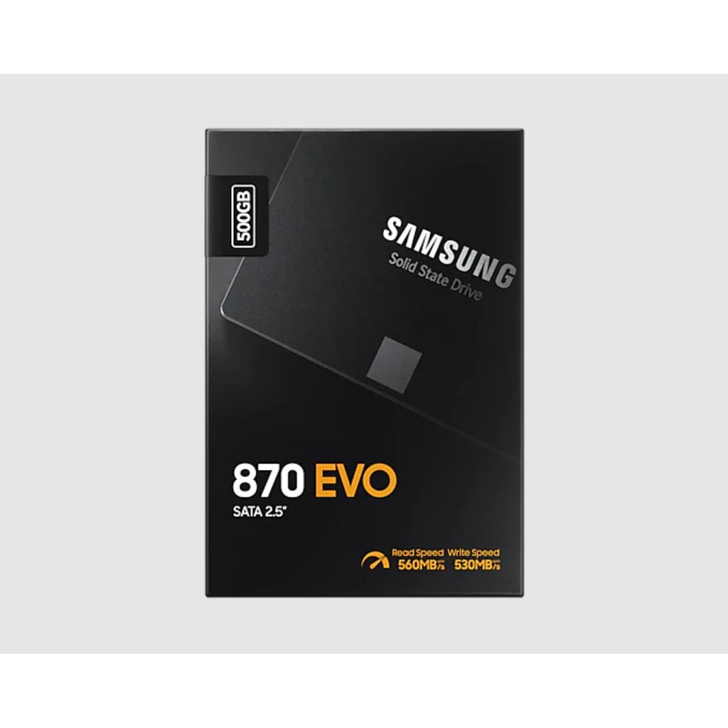 ฮาร์ดดิสก์：SAMSUNG Internal Solid State Disk 870 EVO SSD 250GB 500GB 1TB TLC SATA III 2.5 Inch