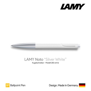 Lamy Noto "Silver White" Ballpoint Pen - ปากกาลูกลื่นลามี่โนโตะ