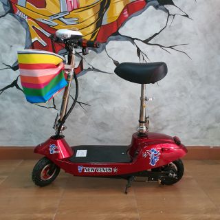 Thaiken รถสกูตเตอร์ไฟฟ้า ขนาดพกพา 24V250W Mini E-Scooter ผ่อนชำระผ่านบัตรเครดิตได้