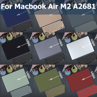 ใหม่ เคสแล็ปท็อป พลาสติกแข็ง ผิวด้าน 13.6 นิ้ว สําหรับ Macbook Air M2 A2681 2022