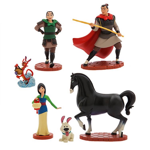 Tartah Shop Mulan Figure Play Set ของแท้ ใหม่ จาก Shop Disney USA 🇺🇸 พร้อมส่ง!!