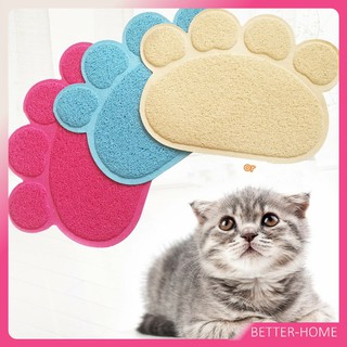 แผ่นรองเท้า พรมอุ้งเท้าแมวลับเล็บแมว แผ่นดักทรายแมว แผ่นดักทรายแมว Cat litter pad - Cat litter Mat