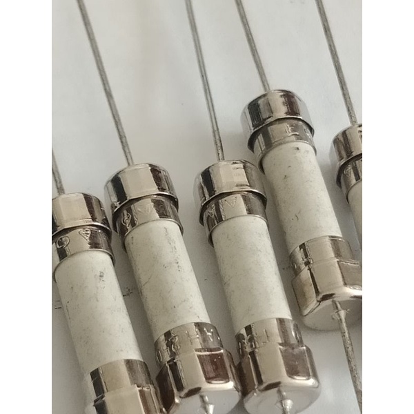 T5A H 250V FUSE 5A 250V T 5A H 250V ฟิวส์เซรามิกญี่ปุ่น 20มิล (แพ็ค10ตัว) FUSE สโลโบวฟิวส์ แบบขาดช้า