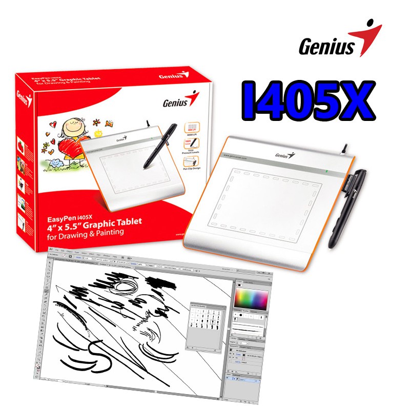 เม้าส์ปากกา PEN MOUSE GENIUS (EasyPen i405X) 4x5.5 - 5sx_u0krh7 - ThaiPick