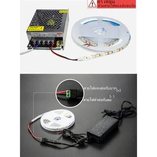 LED Strip ไฟริบบิ้น LED2835 12V CHIP120เม็ด/M(5 เมตร) ไฟซ่อนฝ้า ไฟเส้น ไฟตู้โชว์ ไฟติดอาคาร ไฟตกแต่ง ไฟประดับ