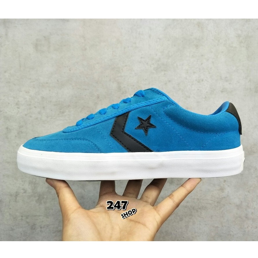 converse courtlandt ox blue