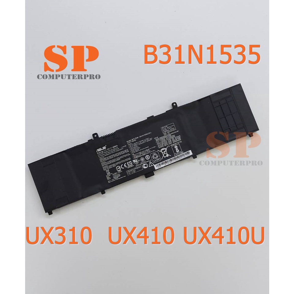 ASUS BATTERY แบตเตอรี่ของแท้ ASUS UX310 UX410 UX410U UX410UQ Model: B31N1535