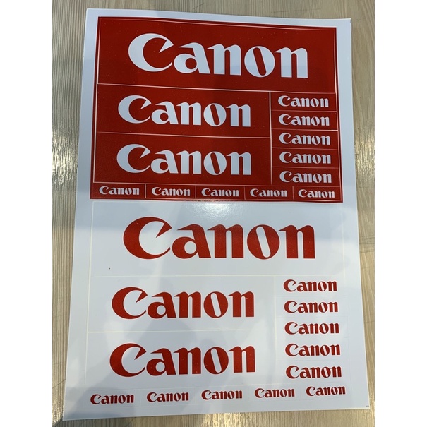 สติ๊กเกอร์ Canon แท้