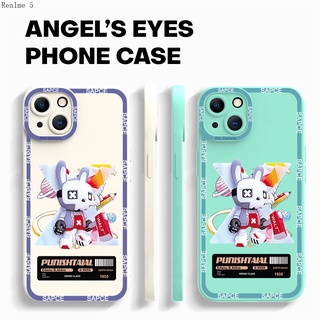 Realme 5 5S 5i 3 2 C1 C2 C3 Pro เคสเรียวมี สำหรับ Case Rabbit เคส เคสโทรศัพท์ เคสมือถือ Silicone Cases