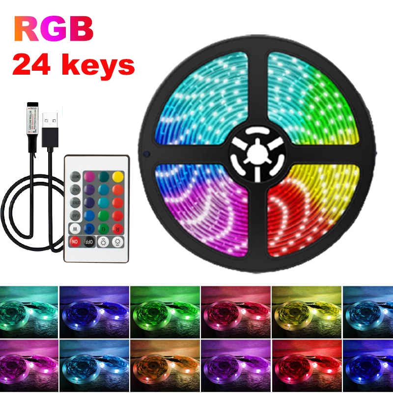 ไฟเเต่งห้อง รับประกัน20 ปี กันน้ำ ไฟติดห้อง RGB ไฟ LED แบบเส้น การ 20m15m10mไฟตกแต่งห้อง สำหรับตกแต่งบ้าน