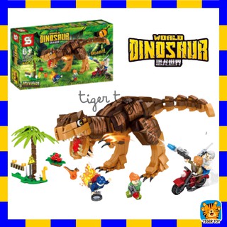 ตัวต่อ SY1509 WORLD DINOSAUR ไดโนเสาร์สีน้ำตาล จำนวน 589+ ชิ้น