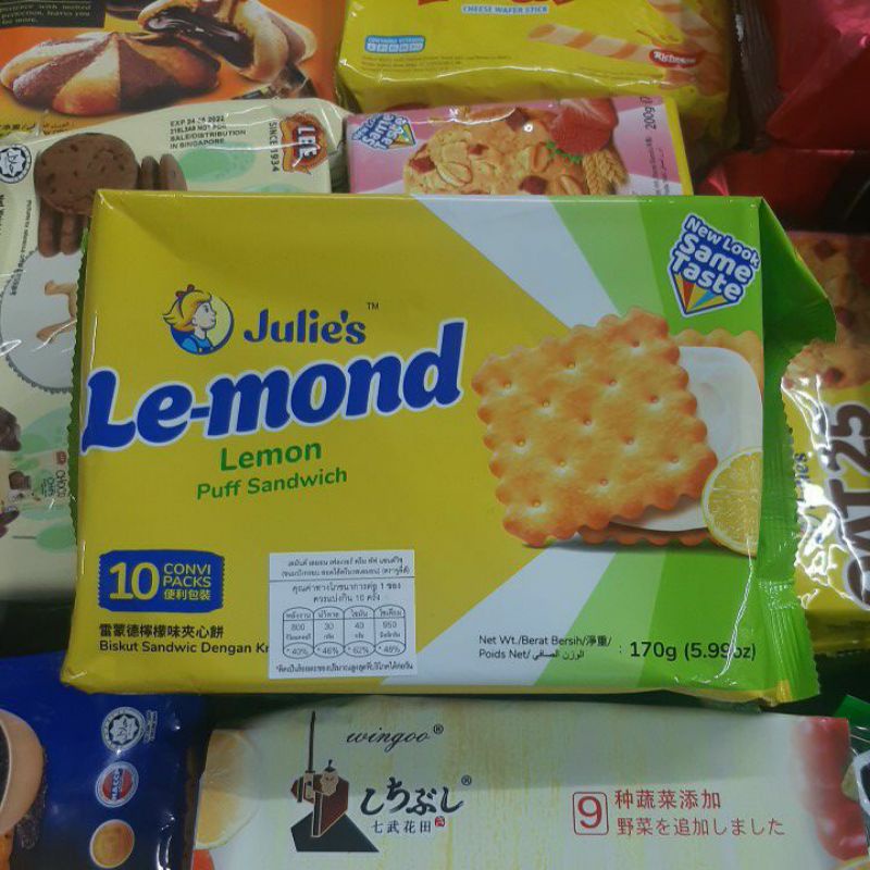 Julie'sLa-mondขนมปังรสมะนาวสอดไส้ครีม170g