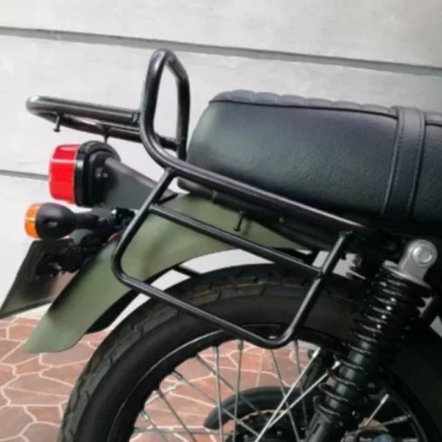อุปกรณ์ตกแต่ง Kawasaki W175 Kawasaki W175 แร็คท้าย Kawasaki