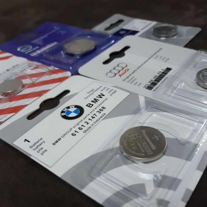 ถ่านรีโมทรถ BMW, Benz,Toyota,Lexus,Honda,Volvo,Audi,Haval,Mazda CR2016,CR2025,CR2032,CR1616,CR1632,C