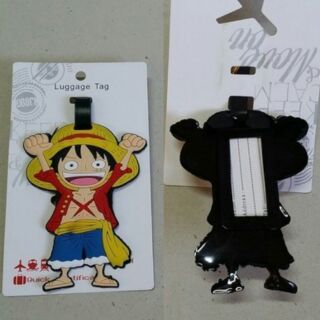 Tagging ป้ายชื่อ ติดกระเป๋า ซีรีโคน วันพีช ONEPIECE ลูฟี่