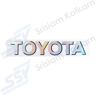 OEM สติกเกอร์ฝาท้าย TIGER02_D4D รง. "TOYOTA"