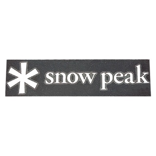 Snow Peak Logo Sticker Asterisk S สติ๊กเกอร์สีขาว แบบไดคัท